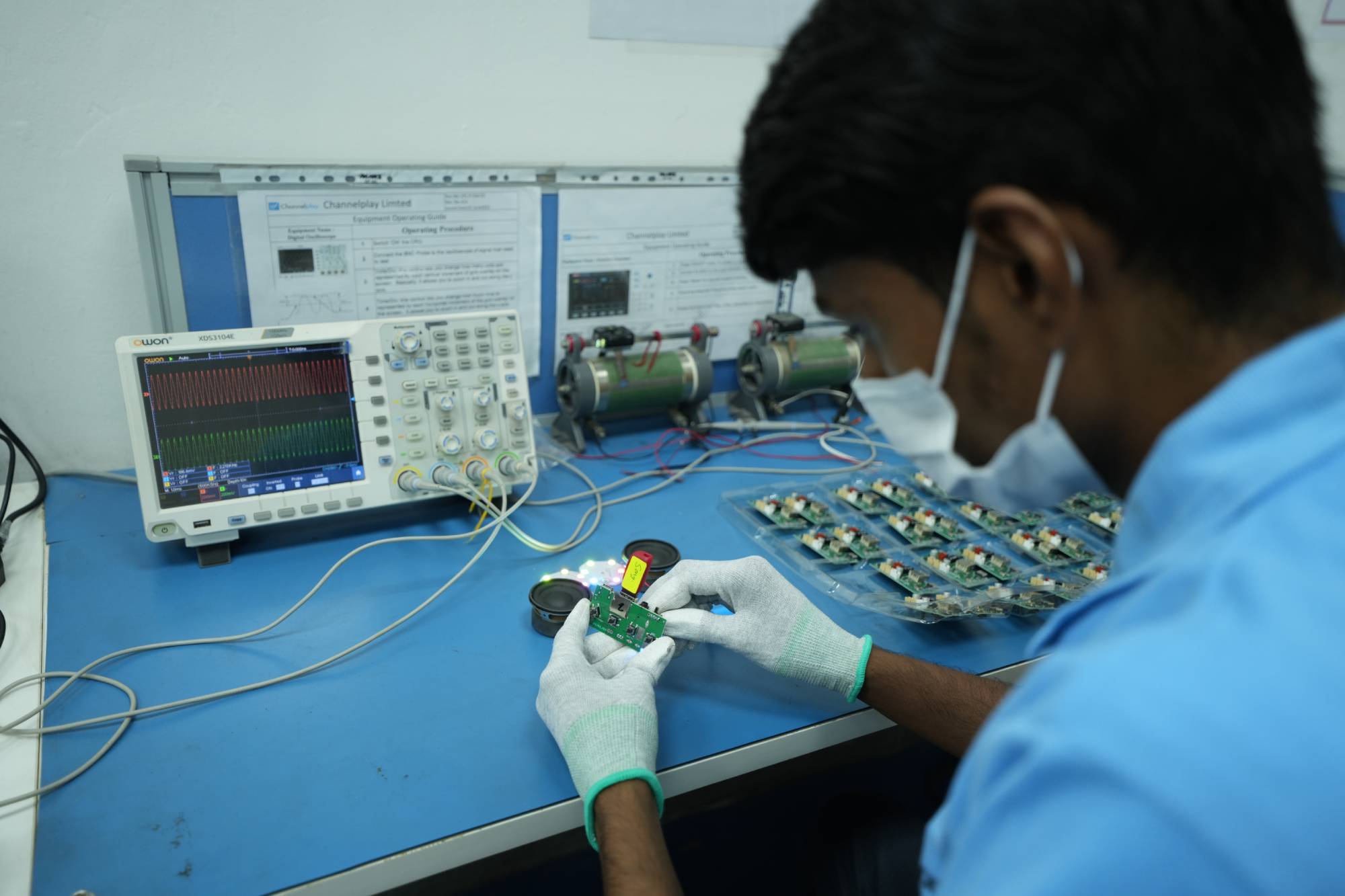 In-process Stage visuals slide 4