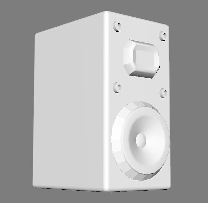 Audio product concept render