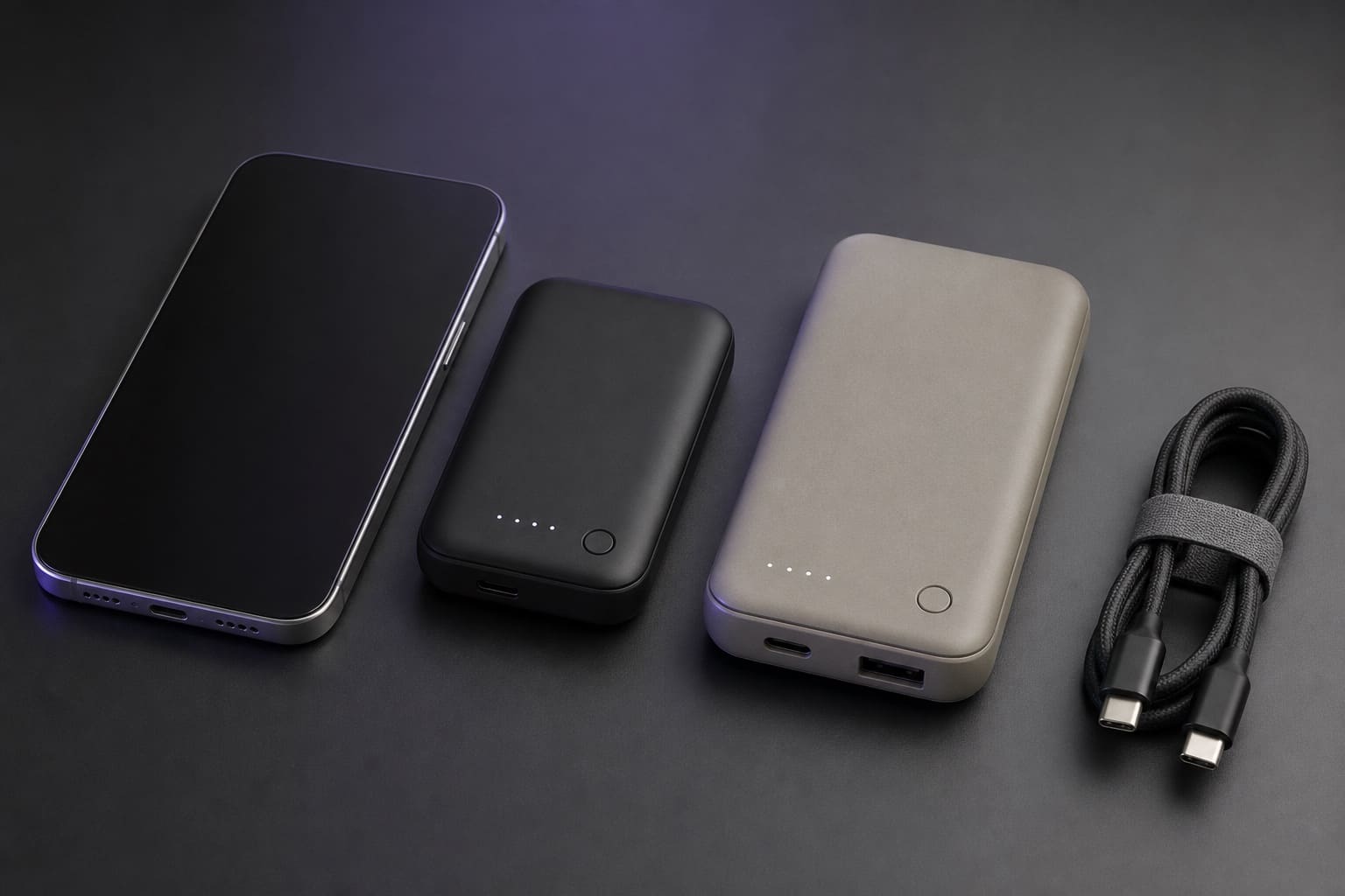 Compact and larger unbranded power bank design options